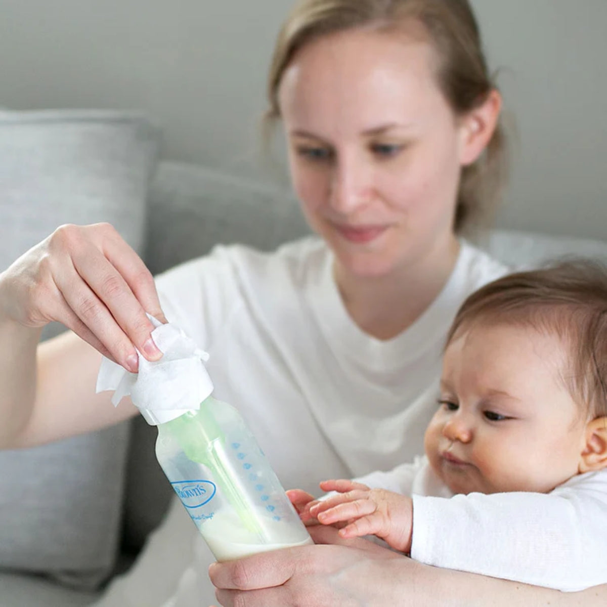 Dr. Brown's Pacifier & Bottle Healthy Wipes - Plastic-Free Wipes