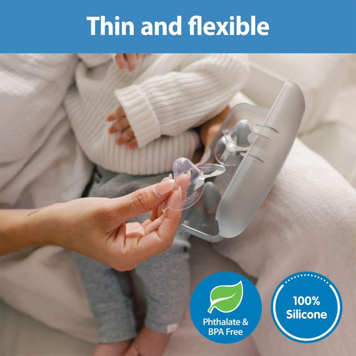 Dr. Brown's Butterfly Nipple Shields - Comfortable Natural Fit