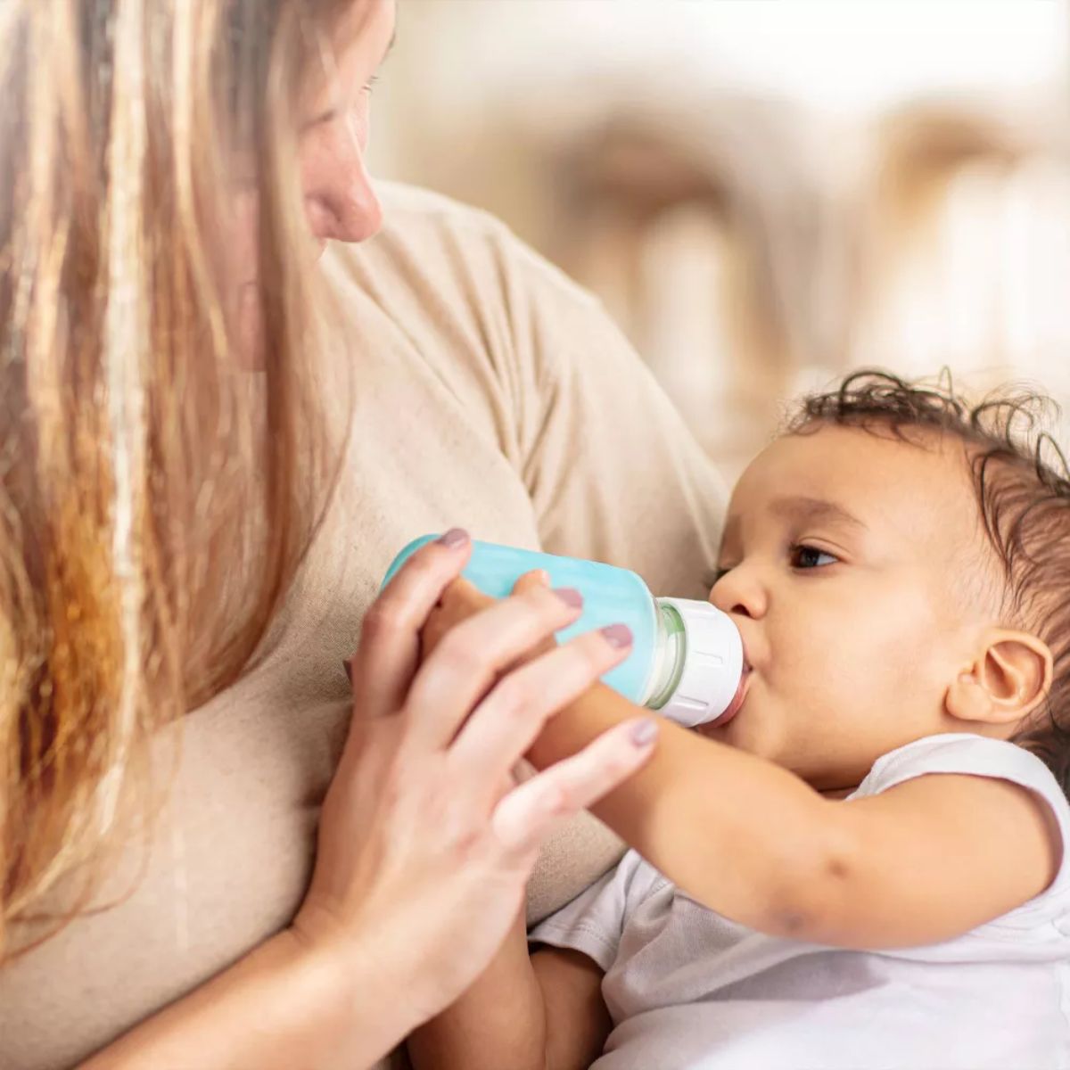 Dr. Brown’s Options+ Anti-Colic Narrow Glass Baby Bottle 4oz - Natural Breast-Like Experience