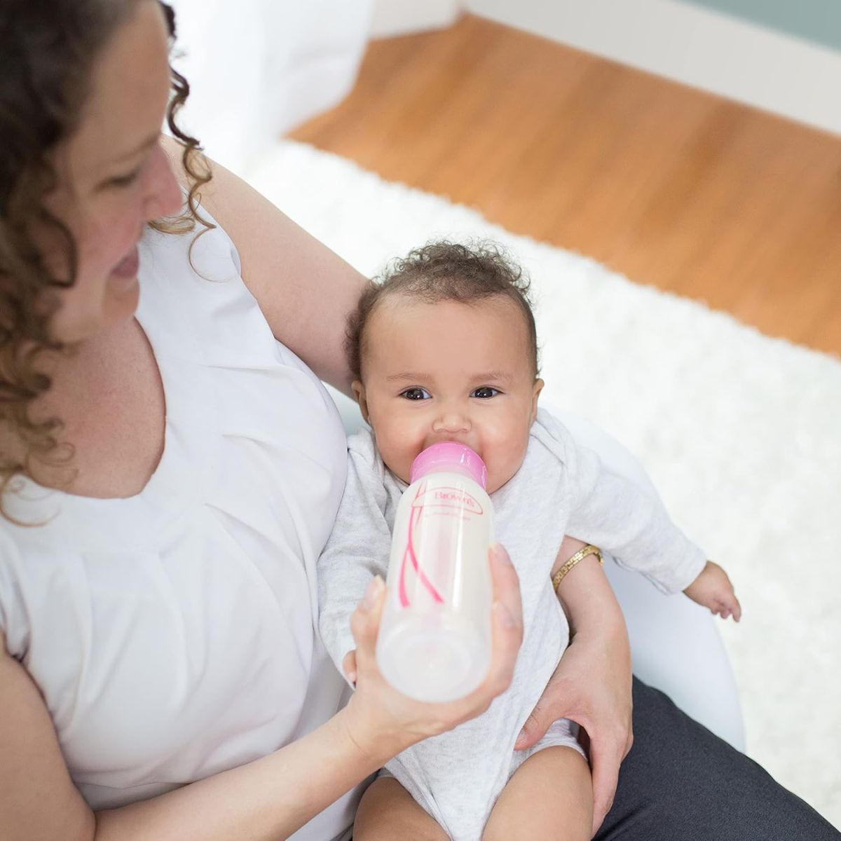 Dr. Brown’s Options+ Anti-Colic Newborn Narrow Baby Bottle Gift Set Pink - 0m+ - Convenient for Everyday Use