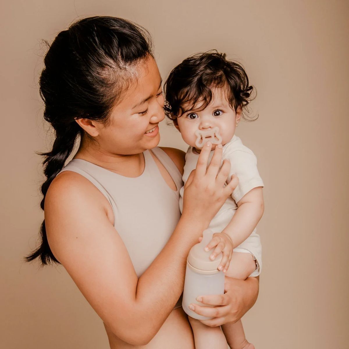 Suavinex Zero.Zero Silicone Pacifier SX Pro 0-6M - Fair Tone - Minimizes Nipple Confusion